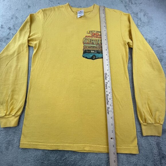 Corvette Expo ET Motor gear Knoxville Men's S Yellow Shirt Muscle Car Show 2007 - Picture 7 of 11